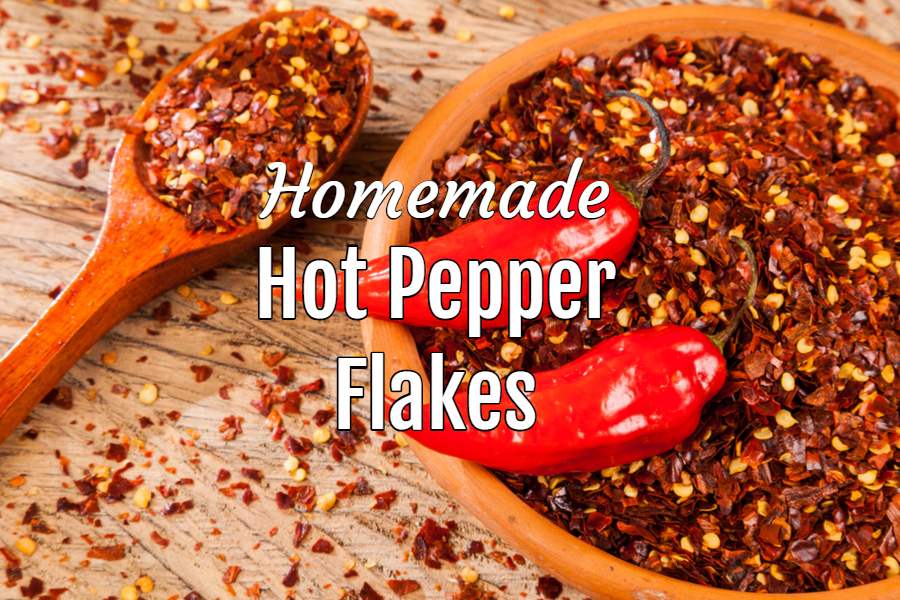 homemade hot pepper flakes