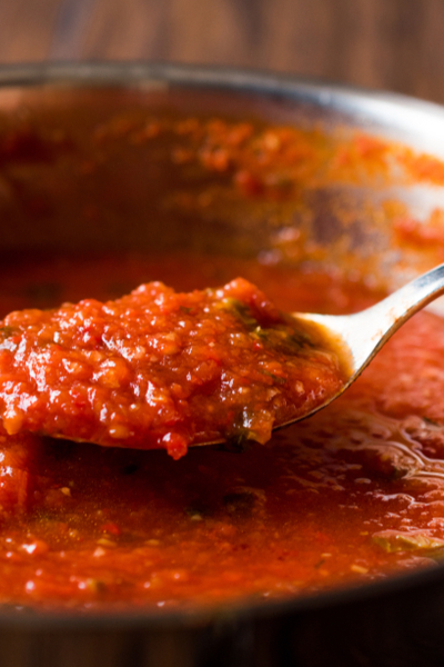 all purpose tomatoes - making tomato sauce