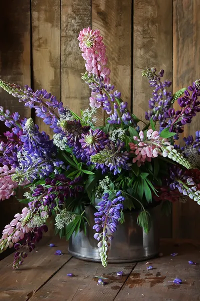 cut flowers - lupines