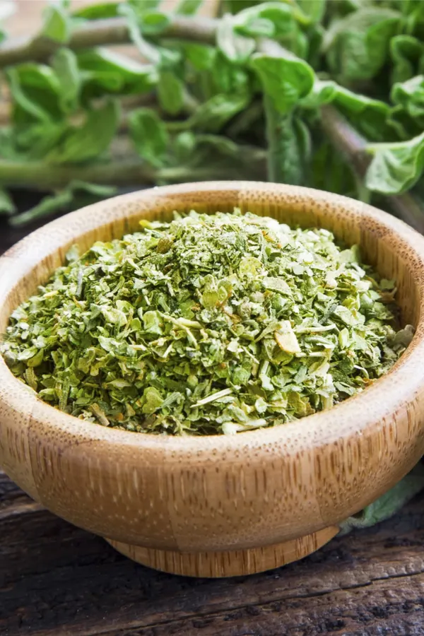 drying oregano