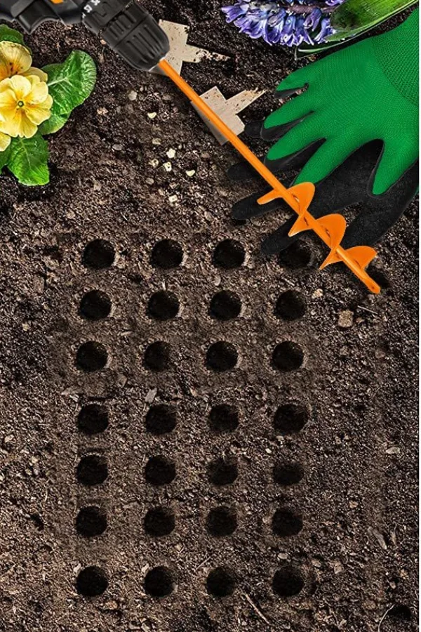 auger planting holes