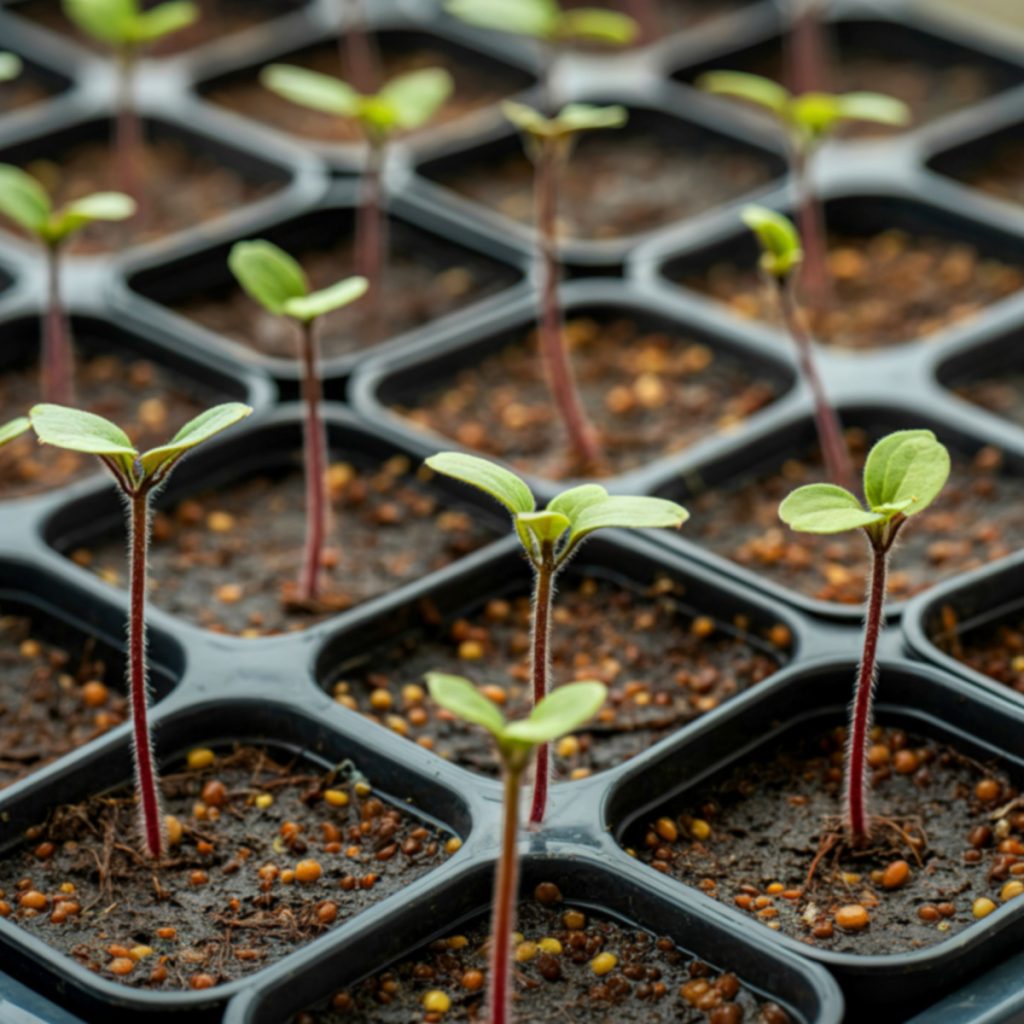 fertilize young seedlings