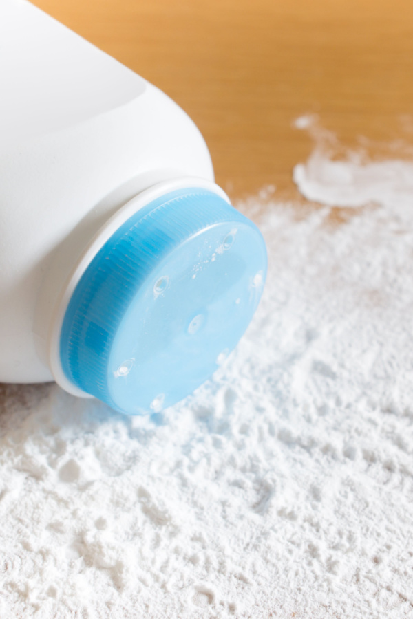 A bottle of talcum powder spilled - how to keep ants out