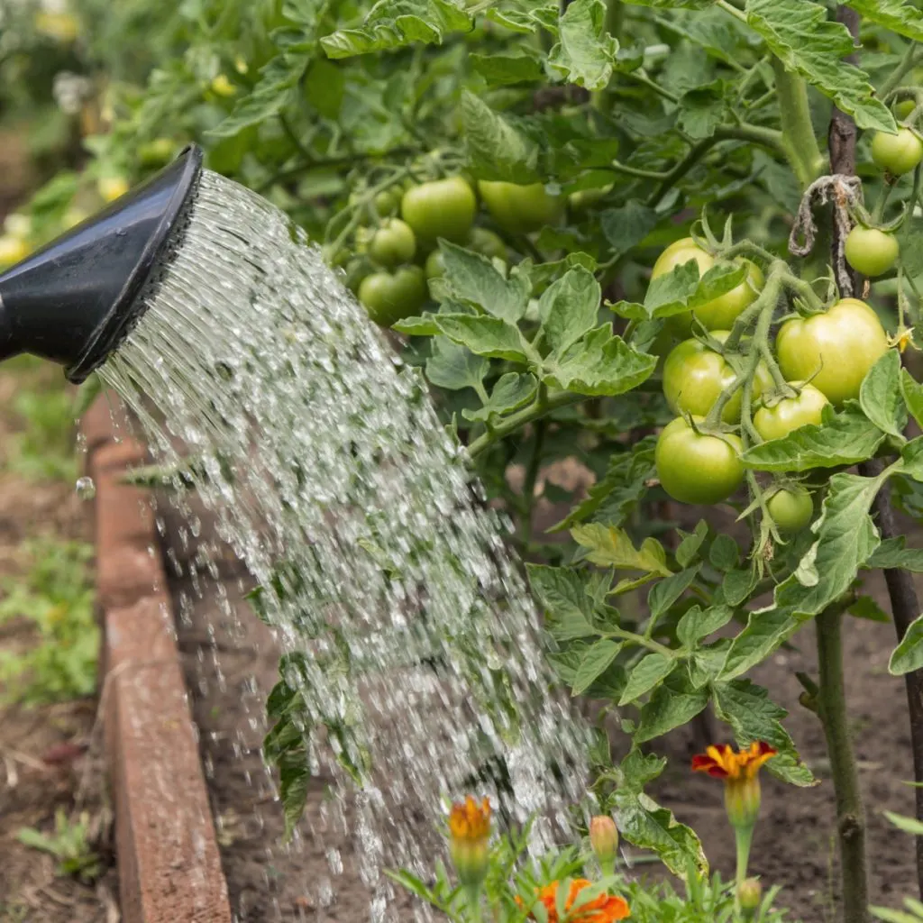 best way to water tomato plants