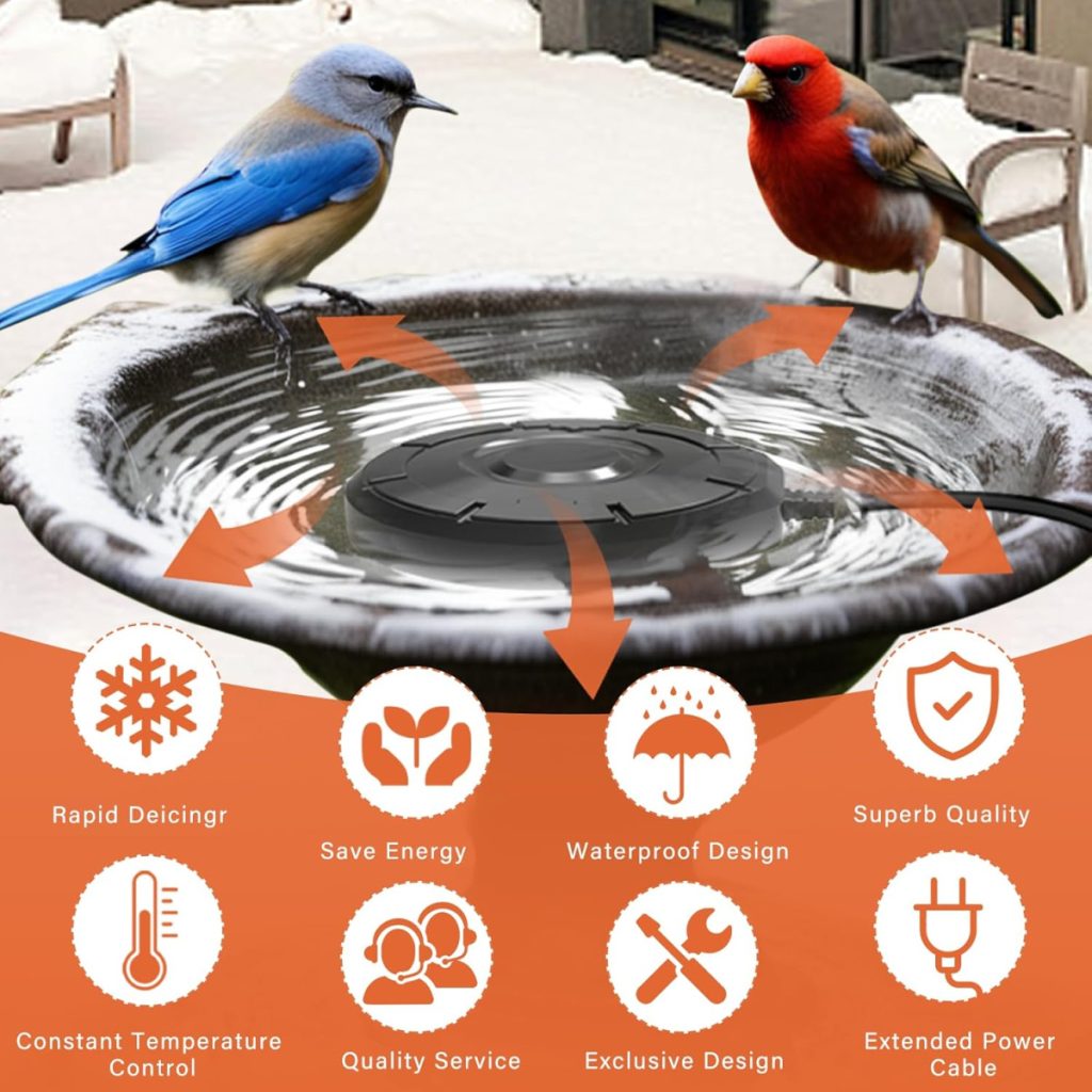 bird bath deicer