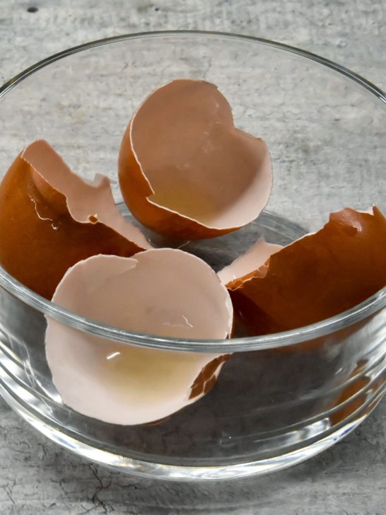 save and store egg shells