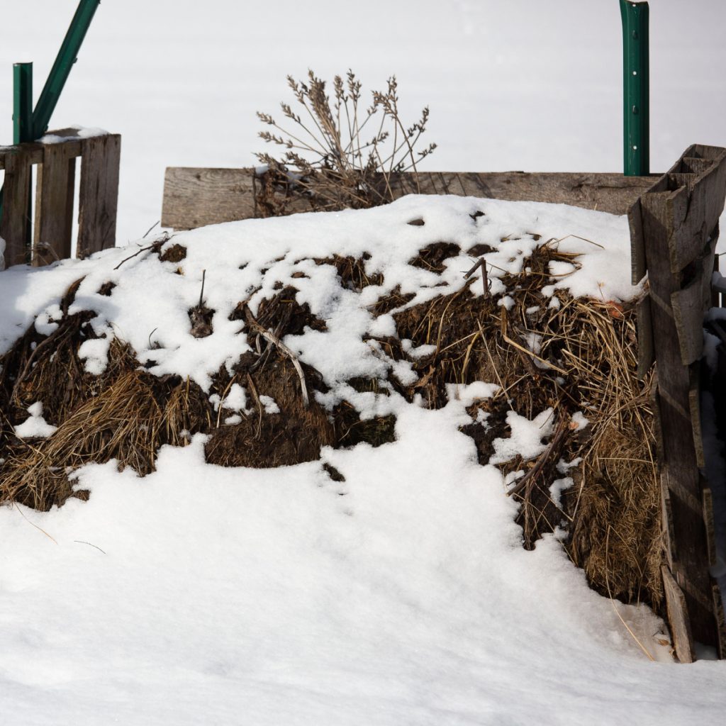 keep winter compost pile going