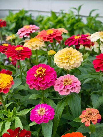 keep zinnias blooming all summer