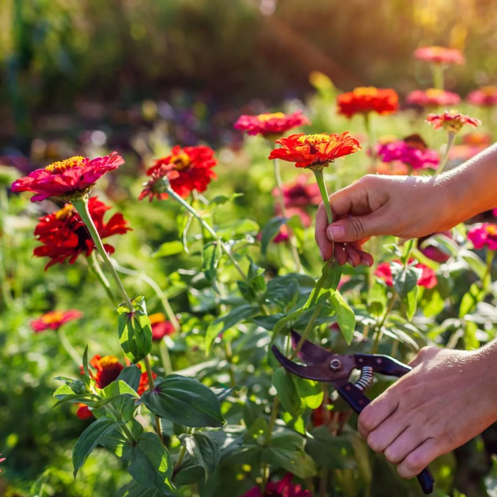 keep zinnias blooming