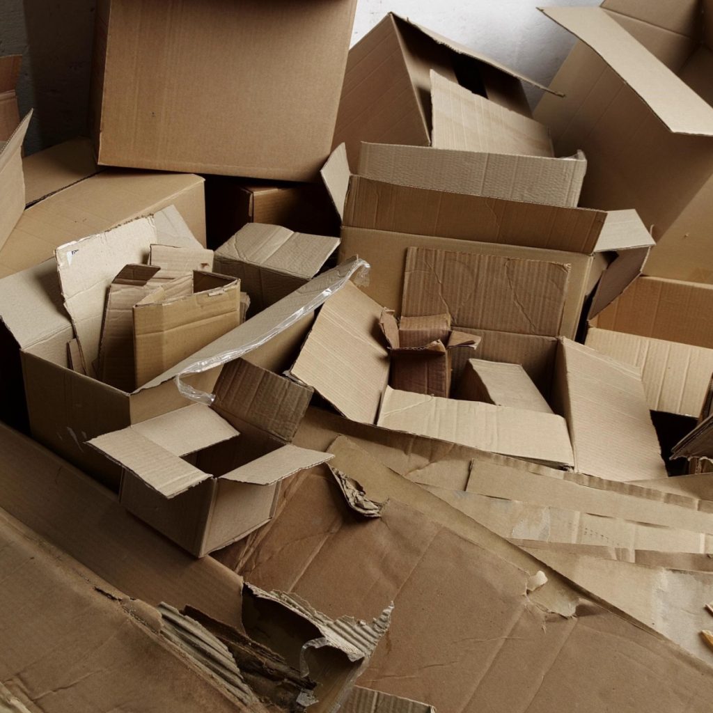 recycle cardboard