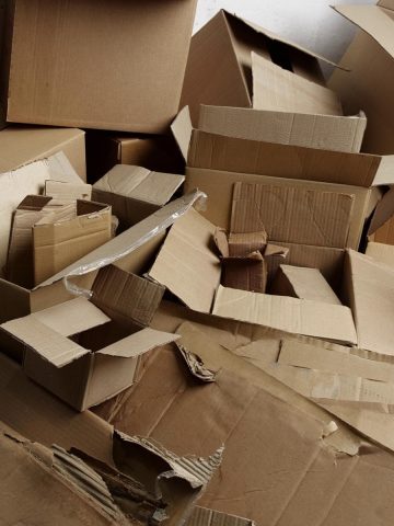 recycle cardboard