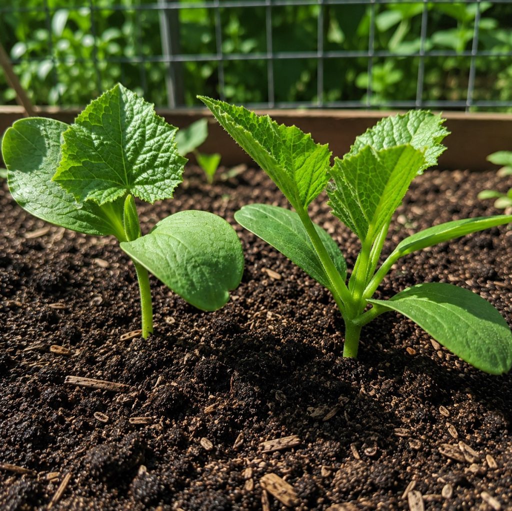 replant a summer vegetable garden with seeds