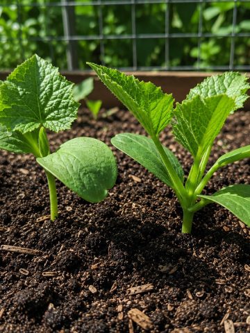 replant a summer vegetable garden with seeds