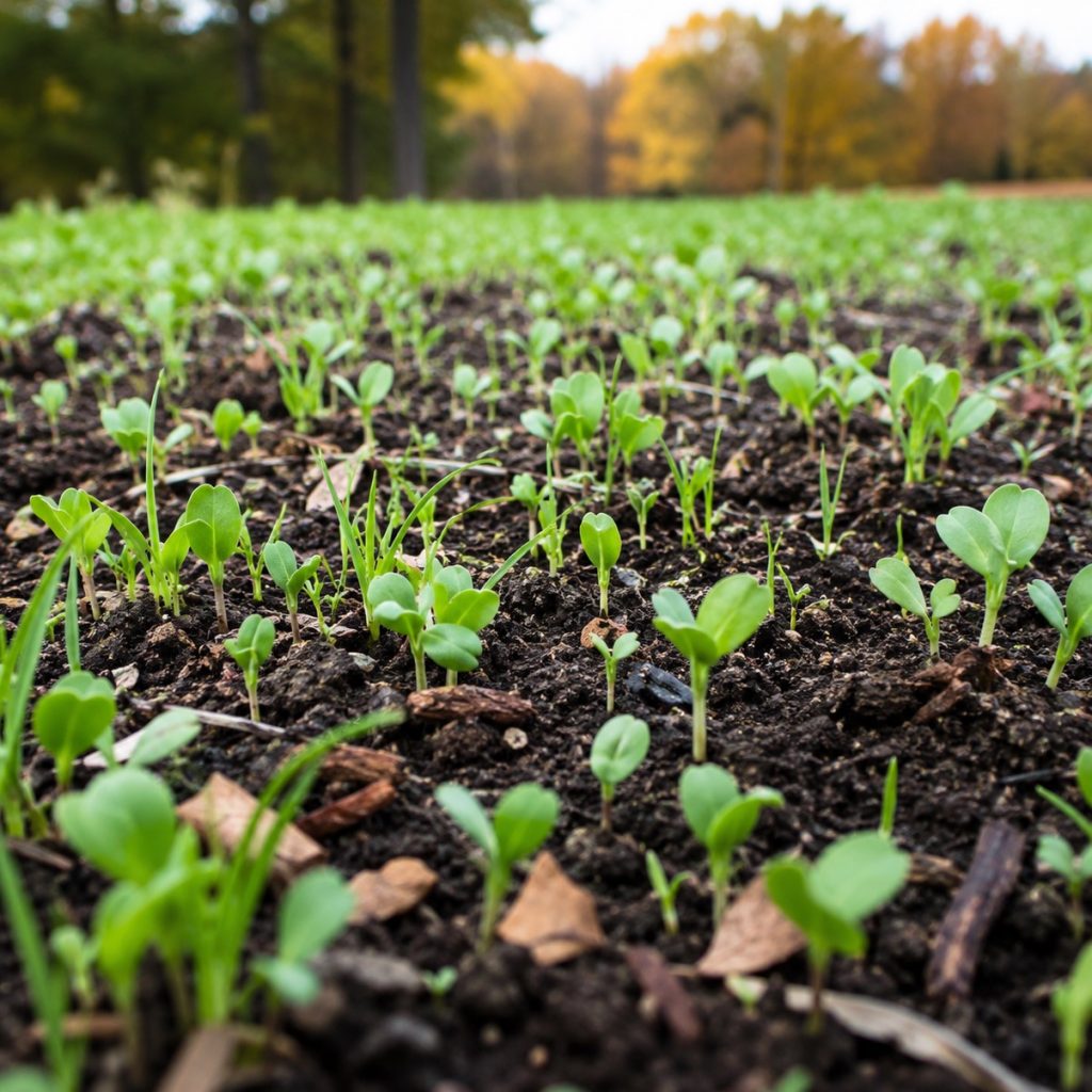plant a fall cover crop in your garden