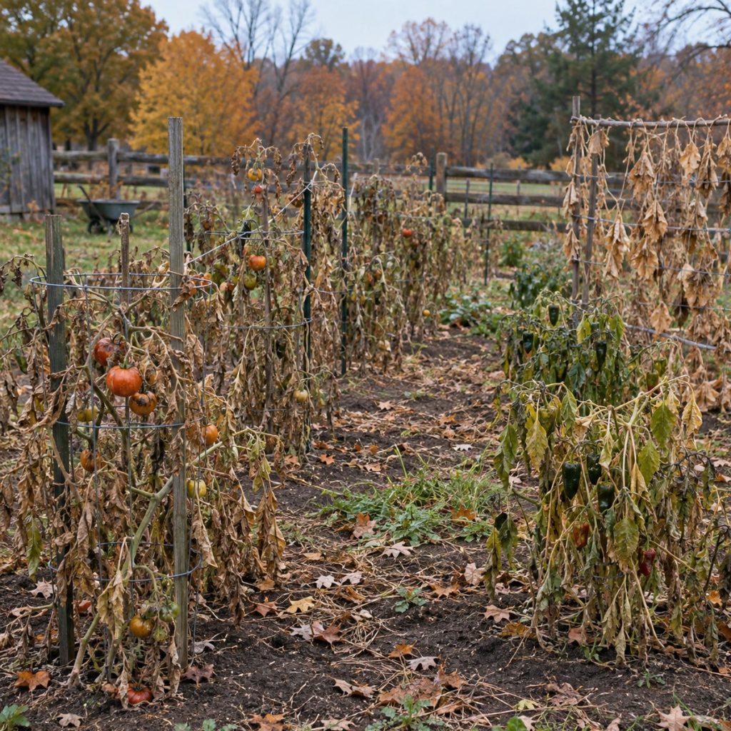 biggest fall vegetable garden mistake