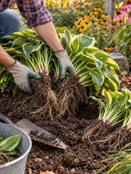 dividing perennials in early September