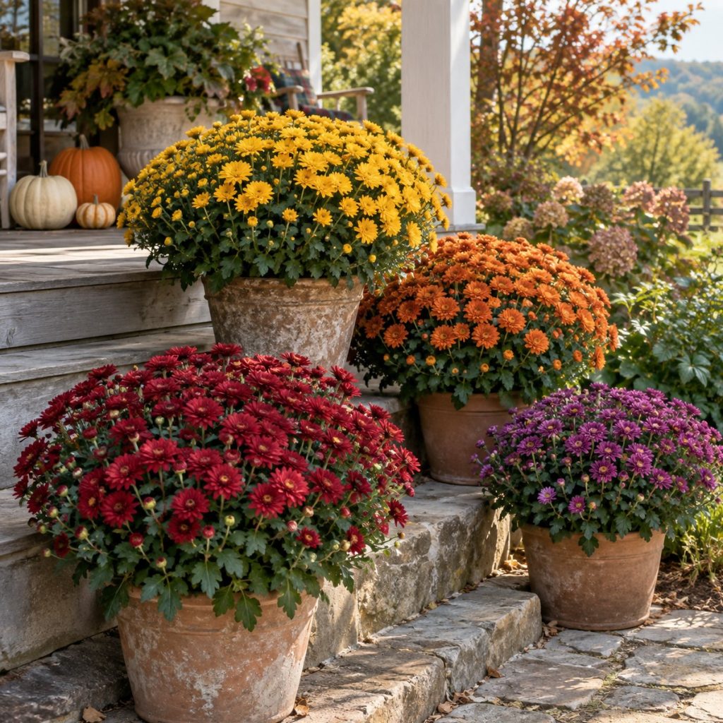 keep mums blooming longer
