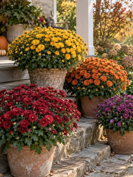 keep mums blooming longer