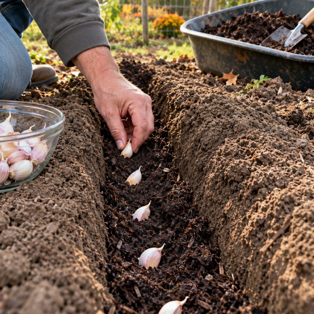 plant garlic in the fall