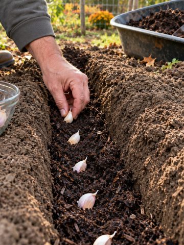 plant garlic in the fall