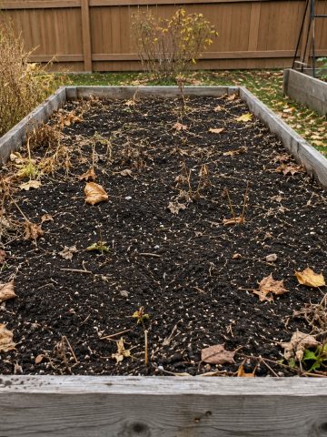 recharge raised bed soil in the fall