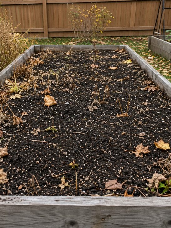 recharge raised bed soil in the fall