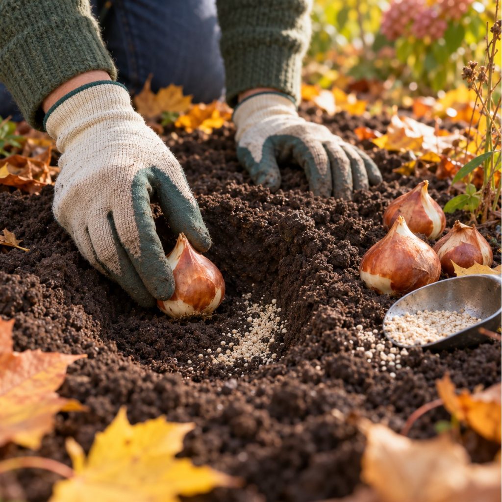 planting tulips in the fall