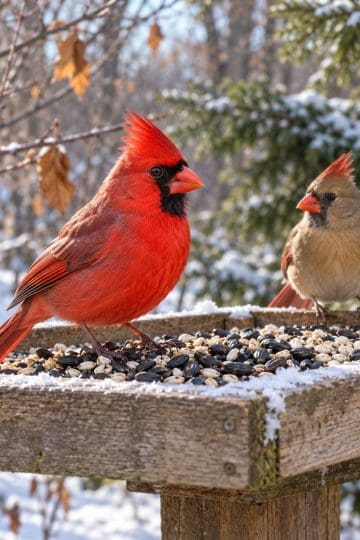 attract more cardinals to your feeders
