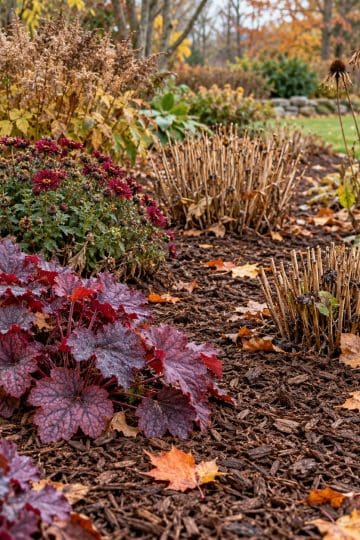 perennials to mulch in November